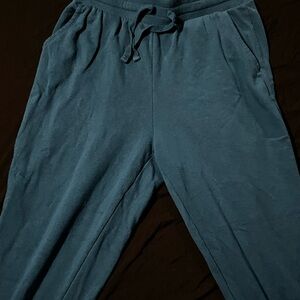 Teal women’s sleeper sweatpants size s